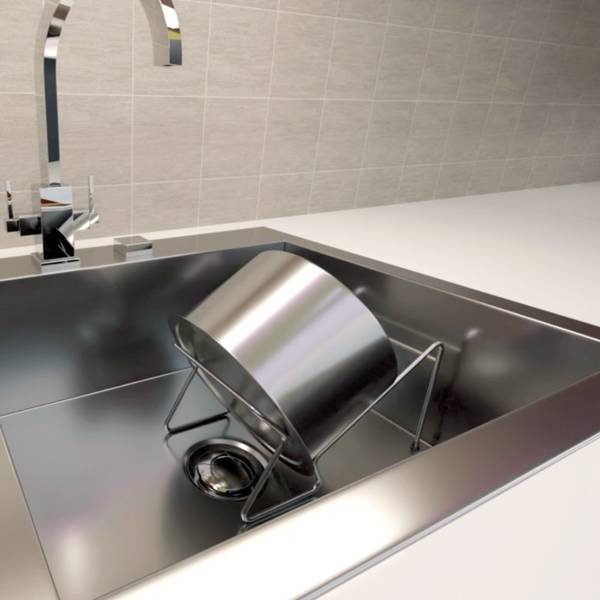 Easy Chores Handsfree Rice Pot Drain Stand (Kitchen Rice Pot Drainer Strainer Stand) Strainer