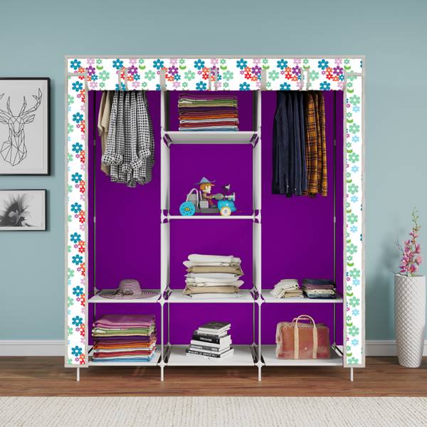 Zuari Longline Sliding Door Engineered Wood 2 Door Wardrobe