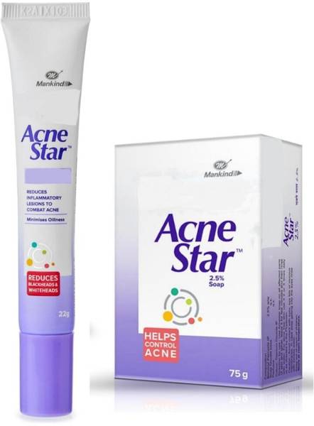 acnestar Fairness cream pimples skin cleen Soap Acne And Gel Combo
