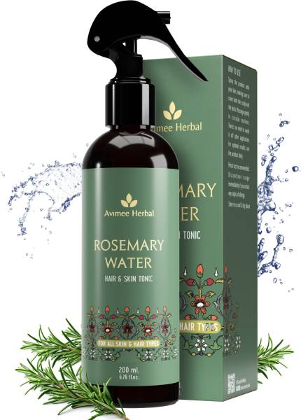 Avimee Herbal Rosemary Water For Hair Growth | Mist Spray for Hair Fall Control & Hair Shine