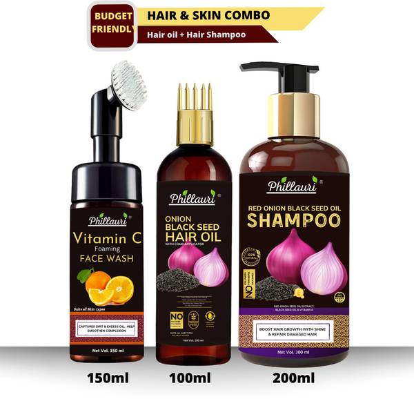 Phillauri Hair Care and Skin Care Combo Kit For Men and Women