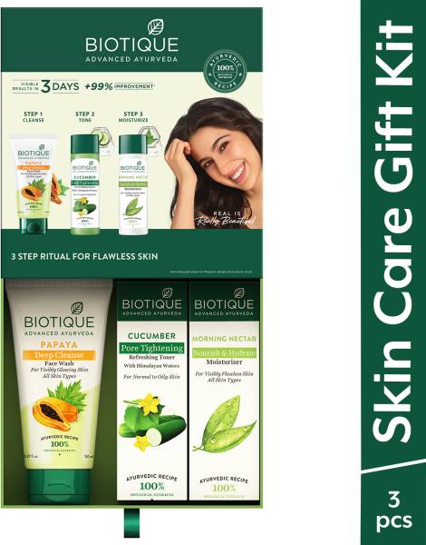 BIOTIQUE Daily Skin Care Essential Gift Kit