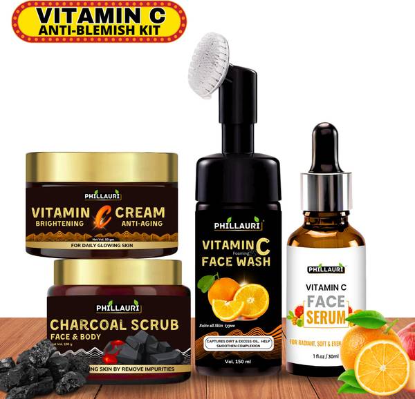 Phillauri Complete Skin Care Cleanse, Tone, Exfoliate, Hydrate, and Protect with Natural Ingredients for Radiant, Youthful-Looking Skin