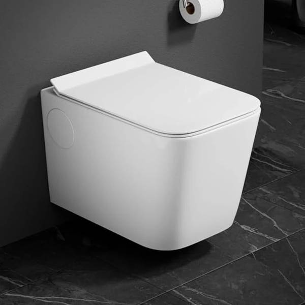 Moro ASTA Western Toilet Water closet |High-Grade Commode , Soft-Close Seat Cover (White) Western Commode