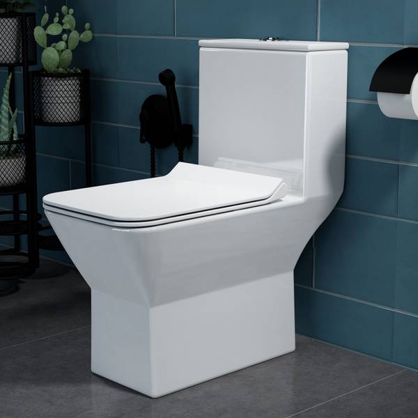 Impulse by Plantex Platinum Ceramic Western Toilet Commode & Soft Close