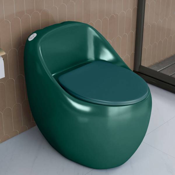 Impulse by Plantex Ceramic One Piece Commode for Toilet/Western Commode/Commode with Soft Soft Closing Toilet Seat - (Round -APS-3042) Western Commode