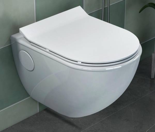 Svr Ceramic Wall Hung Commode For Toilet/Western toilet/Soft Closing Toilet Seat Comfortable Commode for Bathroom Western Commode