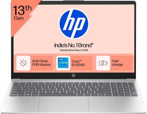 HP Intel Core i5 13th Gen 1334U - (16 GB/512 GB SSD/Windows 11 Home) 15-fd0576TU Thin and Light Laptop
