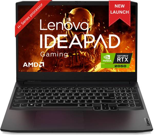 Lenovo IdeaPad Gaming 3 Ryzen 5 Hexa Core 5500H - (8 GB/512 GB SSD/Windows 11 Home/4 GB Graphics/NVIDIA GeForce RTX 2050) 15ACH6 Gaming Laptop