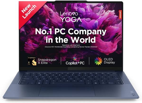 Lenovo Yoga Slim 7x Qualcomm Snapdragon X Elite - (32 GB/1 TB SSD/Windows 11 Home) 14Q8X9 Thin and Light Laptop