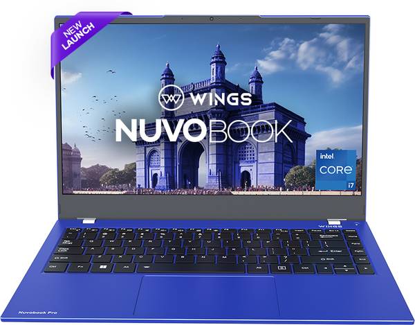 Wings Nuvobook Pro Aluminium Alloy Metal Body Intel Core i7 11th Gen 1165G7 - (16 GB/512 GB SSD/Windows 11 Home) WL-Nuvobook Pro-BLU Thin and Light La...