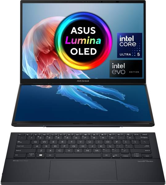 ASUS Zenbook Duo OLED Intel Core Ultra 9 185H - (32 GB/1 TB SSD/Windows 11 Home) UX8406MA-QL961WS Dual Screen Laptop