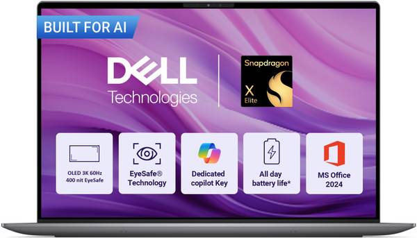 DELL XPS Qualcomm Snapdragon X Elite - (16 GB/512 GB SSD/Windows 11 Home) 9345 Thin and Light Laptop