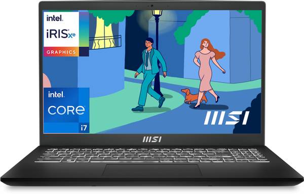 MSI Modern 15 Intel Core i7 12th Gen 1255U - (16 GB/1 TB SSD/Windows 11 Home) Modern 15 B12MO-815IN Thin and Light Laptop