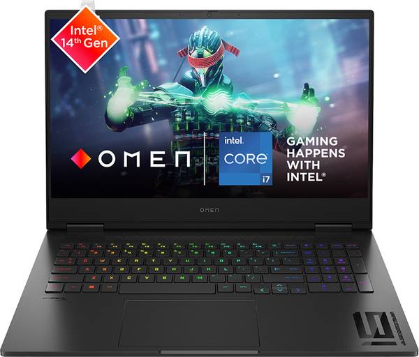 HP OMEN Intel Core i7 14th Gen 14700HX - (16 GB/1 TB SSD/Windows 11 Home/8 GB Graphics/NVIDIA GeForce RTX 4060/140 W) 16-wf1025TX Gaming Laptop