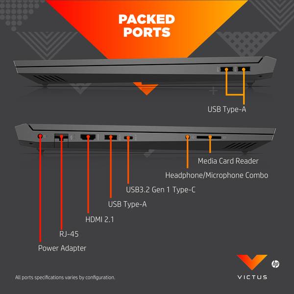 HP Victus e0333 AMD Ryzen 5 Hexa Core 5600H - (16 GB/512 GB SSD/Windows 11 Home/6 GB Graphics/NVIDIA GeForce RTX 3060) e0333AX Gaming Laptop