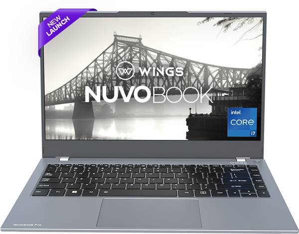 Wings Nuvobook Pro Aluminium Alloy Metal Body Intel Core i7 11th Gen 1165G7 - (16 GB/512 GB SSD/Windows 11 Home) WL-Nuvobook Pro-GRY Thin and Light La...