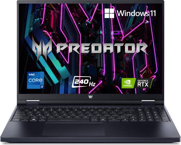acer Predator Helios 16 Core i7 13th Gen - (16 GB/512 GB SSD/Windows 11 Home/8 GB Graphics/NVIDIA GeForce RTX 4060) PH16-71 Gaming Laptop