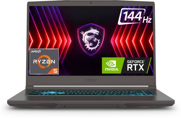 MSI Thin A15 AMD Ryzen 5 Hexa Core 7535HS - (16 GB/512 GB SSD/Windows 11 Home/4 GB Graphics/NVIDIA GeForce RTX 3050) Thin A15 B7UC-067IN Gaming Laptop