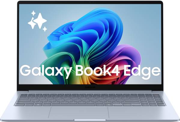 Samsung Galaxy Book4 Edge Series Copilot AI-PC Qualcomm Snapdragon X - (16 GB/512 GB SSD/Windows 11 Home) NP750XQBB Thin and Light Laptop