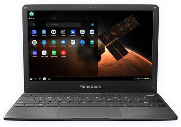 Primebook 4G Android Based MediaTek MTK8788 - (4 GB/64 GB EMMC Storage/Android 11) 4G Thin and Light Laptop