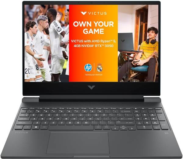 HP Victus Gaming 15-With Backlit AMD Ryzen 5 Hexa Core R5-5600H - (8 GB/512 GB SSD/Windows 11 Home/4 GB Graphics/NVIDIA GeForce RTX 3050) 15-FB0180AX ...