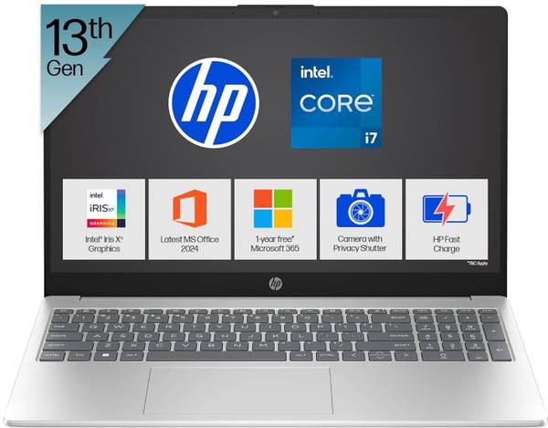 HP Intel Core i7 13th Gen - (16 GB/512 GB SSD/Windows 11 Home) 15-fd0468TU Laptop