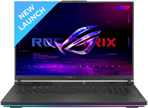 ASUS ROG Strix G18 (2023) with 90WHr Battery Intel HX-Series Core i7 13th Gen - (16 GB/1 TB SSD/Windows 11 Home/8 GB Graphics/NVIDIA GeForce RTX 4060/165 Hz) G814JV-N5063WS Gaming Laptop