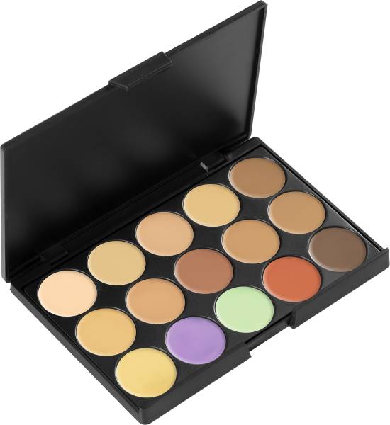 SWISS BEAUTY 15 Color HD Professional Concealer Palette - (Shade-01, 18g) Concealer