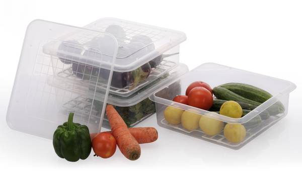 EagleWell Plastic Fridge Container - 2500 ml