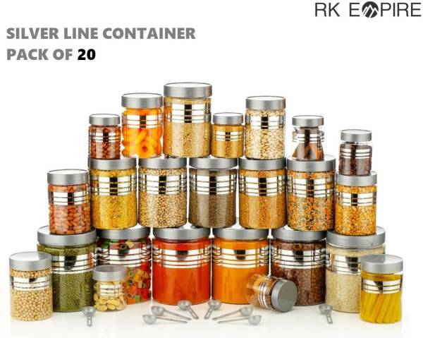 RK EMPIRE Plastic Grocery Container - 1200 ml, 650 ml, 350 ml, 250 ml
