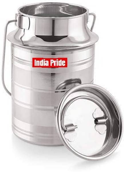 India Pride Stainless Steel Milk Container - 4 L