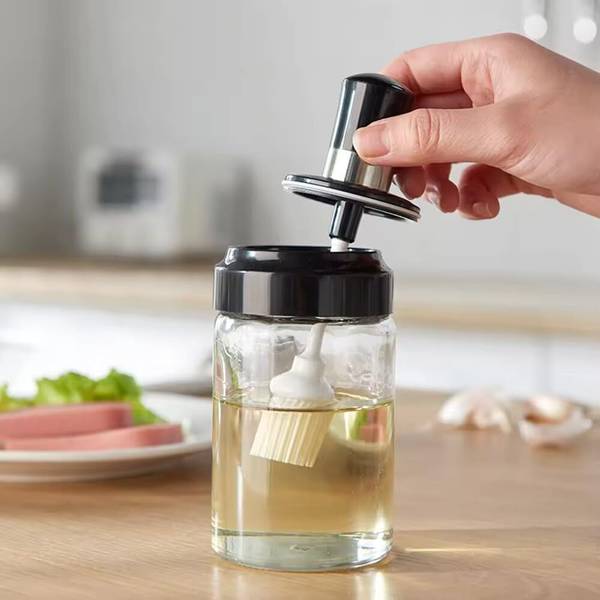 Coozico Glass Cookie Jar - 250 ml