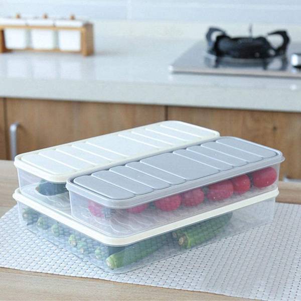 MGKENTERPRISE Plastic Fridge Container - 3500 ml