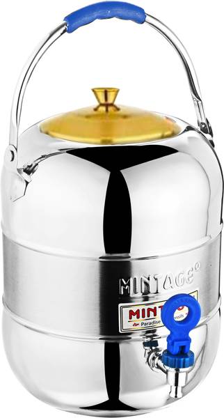 Mintage stainless steel water pot 8 Litre Bottled Water Dispenser