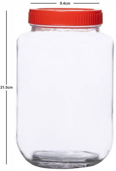 STABILIX Glass Grocery Container - 2000 ml