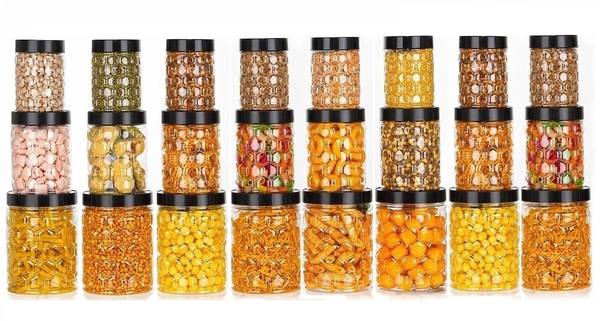 Flipkart SmartBuy Plastic Grocery Container - 350 ml, 650 ml, 1200 ml