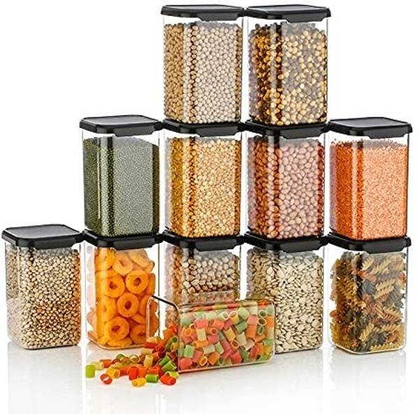SARAZA Plastic Grocery Container - 1200 ml