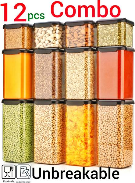 prayati Plastic Grocery Container - 500 ml, 1100 ml, 1500 ml