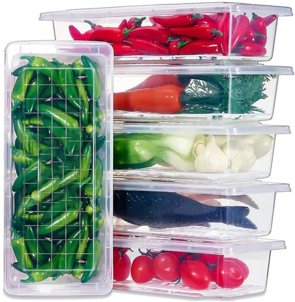 SIGNATIA Freezer storage Box - 1500 ml Plastic Fridge Container