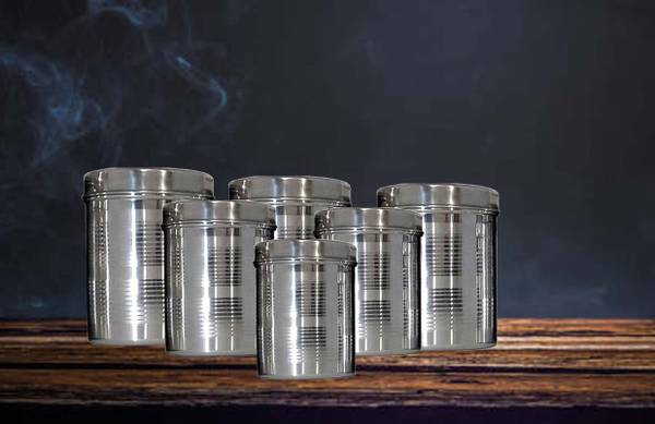 RMN Steel Grocery Container - 1250 ml, 1000 ml, 700 ml, 500 ml, 400 ml, 300 ml