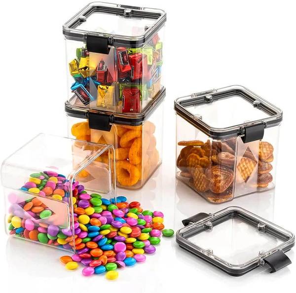 Snugcy Plastic Tea Coffee & Sugar Container - 700 ml