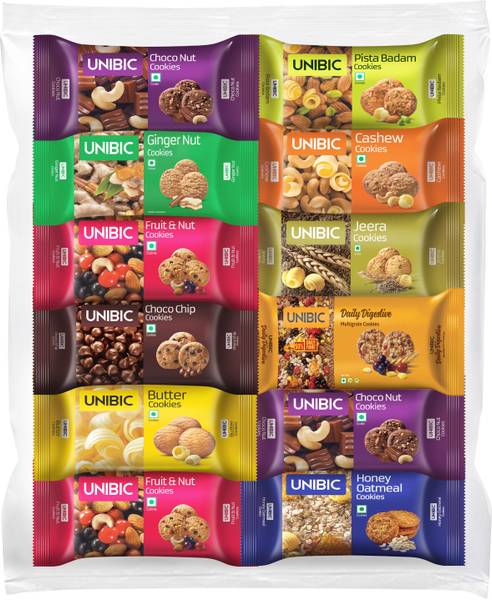 UNIBIC Assorted (Pack of 12) Cookies