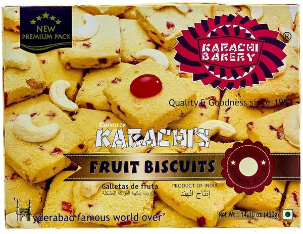 cavaazo Karachi Bakery Fruit Biscuit - Premium Cream Cracker Biscuit