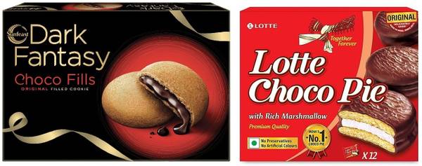 Sunfeast Dark fantasy choco fill & Choco Pie Cookies