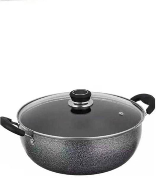 Bola Kadhai 24cm Non-Stick with Glass Lid Non-Stick Coated Cookware Set