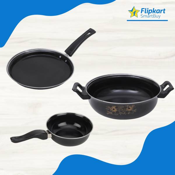 Flipkart SmartBuy Induction Bottom Non-Stick Coated Cookware Set