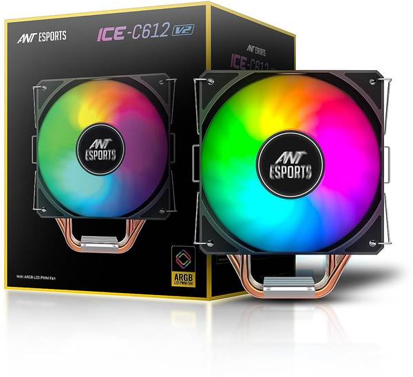 Ant Esports ICE-C612 V2 for Intel LGA1700/115X/1200 & AMD AM5/AM4 Cooler