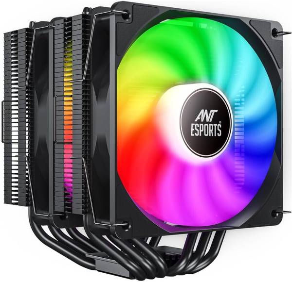 Ant Esports ICE C621 CPU Fan with ARGB LED PWM Dual Fan CPU Cooler