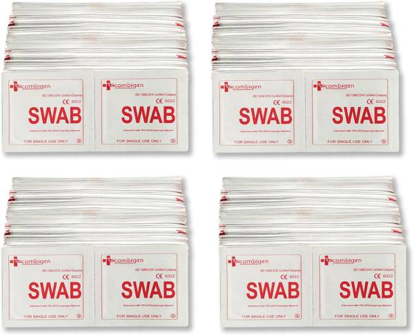 Clear & Sure Disposable Alcohol swab | Pre-Injection Swabs | Sterile antiseptic swab